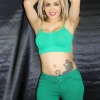 Hot blonde tgirl Karla Carrillo has a enormous shedick